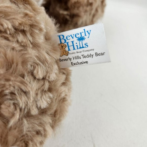 Helzberg Diamonds Beverly Hills Teddy Bear Curly I Am Loved Make A Wish Plush - Picture 3 of 11